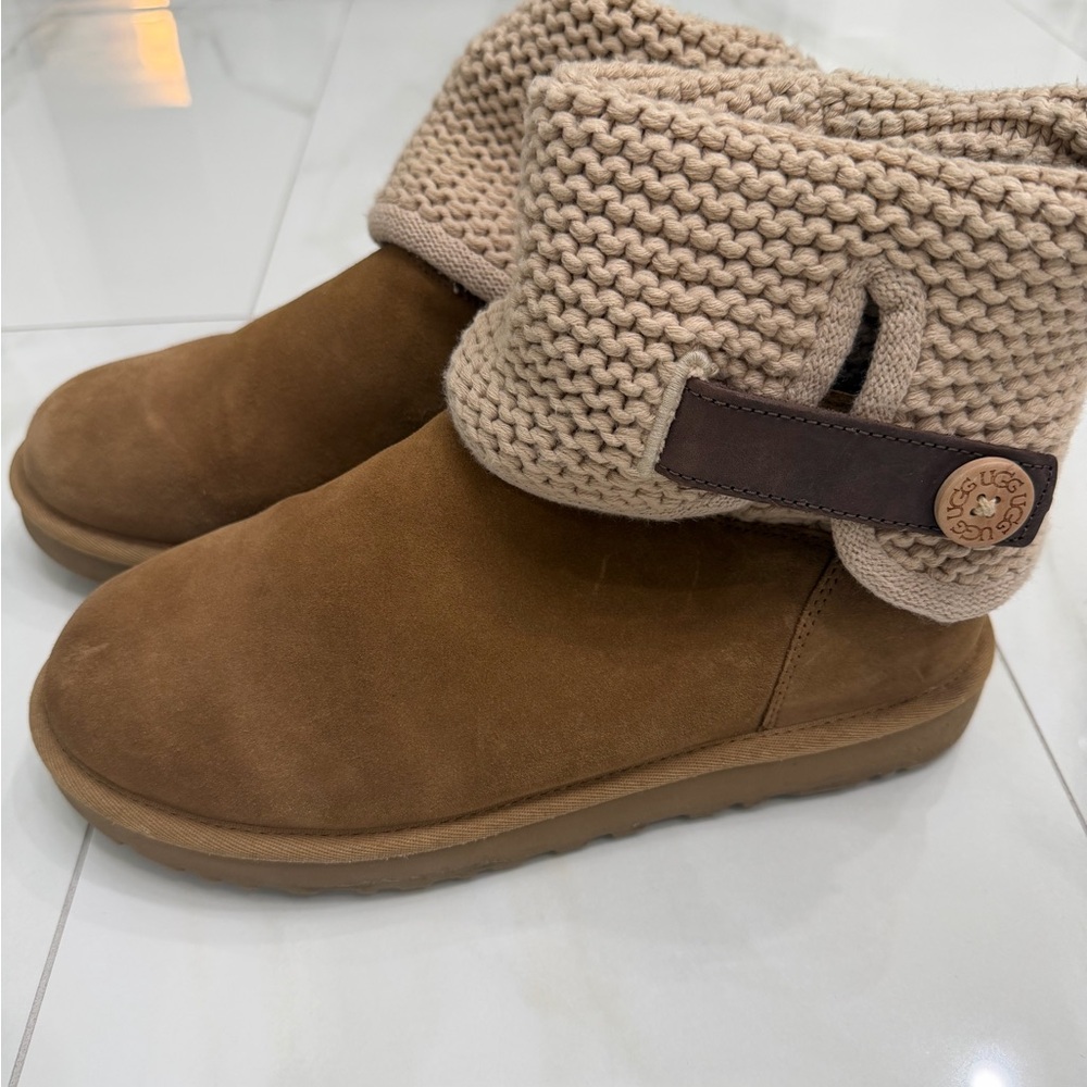 UGG Brown and Tan Winter Boots